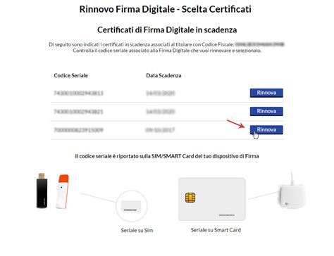 aruba pec rinnovo smart card|Aruba firma digitale.